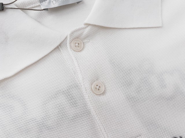 Dior專櫃迪奧2023SS新款刺繡Polo短袖T恤 男女同款 tzy2789